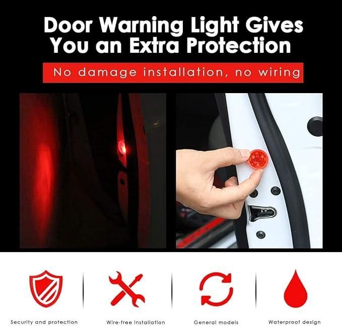 Wireless Car Door Warning Lights Pack of 2