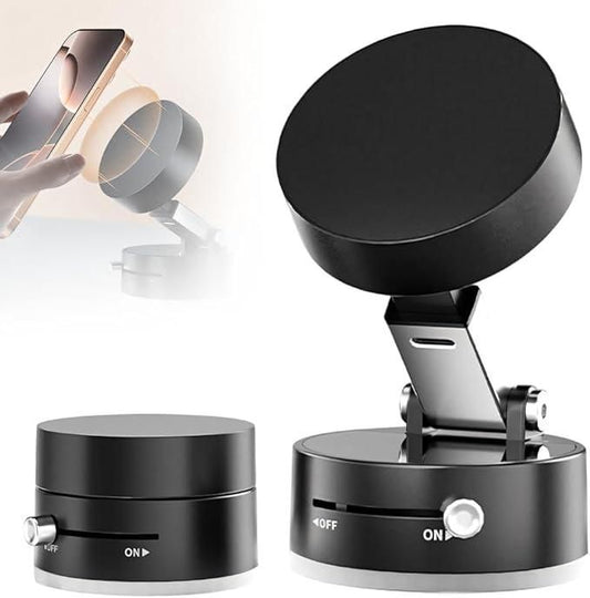 Foldable 360° Magnetic Suction Phone Holder – Universal Fit